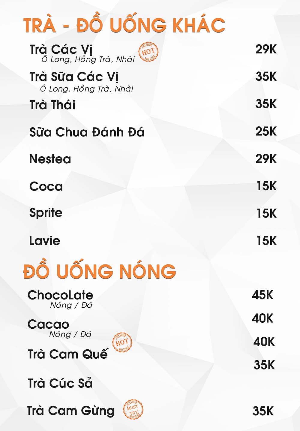 Menu 3